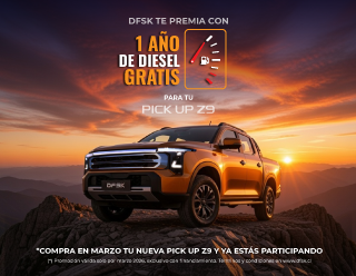 1 Año de Diésel Gratis – Pick Up Z9